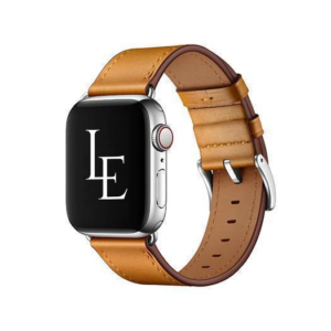 Apple Watch (38/40/SE/41/42mm) - L'Empiri&trade; Verona Ægte Læder Rem - Hellbraun - Verona