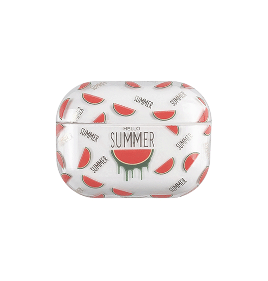 AirPods Pro | Hello Summer Beskyttelse Cover - Watermelon - DeluxeCovers
