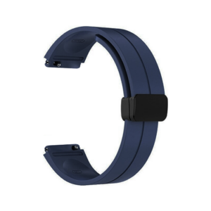 20mm - DeLX Straight-Line Silikone Rem - Navy - S-Line&trade;