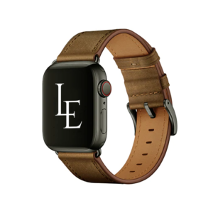 Apple Watch (42/44/SE/45/46/49mm) -  L'Empiri&trade; Verona Ægte Læder Rem - Retro brun - Verona