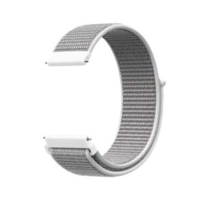 Samsung Galaxy Watch 7 (40/44mm) - L'Empiri&trade; Nylon Velcro Rem - Sølv - L'Empiri&trade;