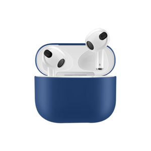 AirPods 3 | Simple Silikone Beskyttelse Cover - Blå - Electroplating