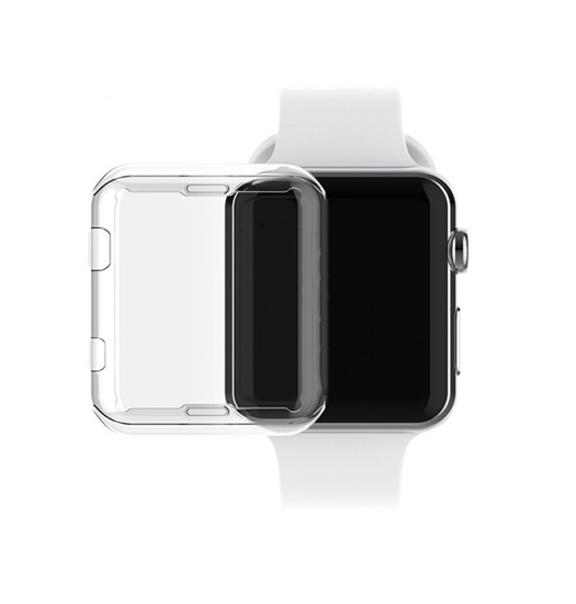 Apple Watch - Full 360° Silikone Cover - Klar (Vælg størrelse) - Full 360° Silikone