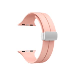 Apple Watch (38/40/SE/41/42mm) - S-Line&trade; Silikone Rem - Pink - S-Line&trade;